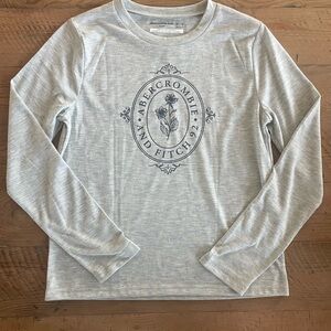 Abercrombie Kids Gray Graphic Tee